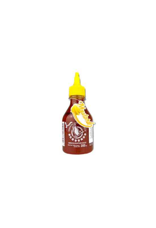Sriracha Mustáros Csípős Chiliszósz, 200ml (Flying Goose)