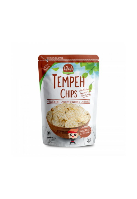 Fermentált Szója Tempeh Chips, 20gr (Woh)